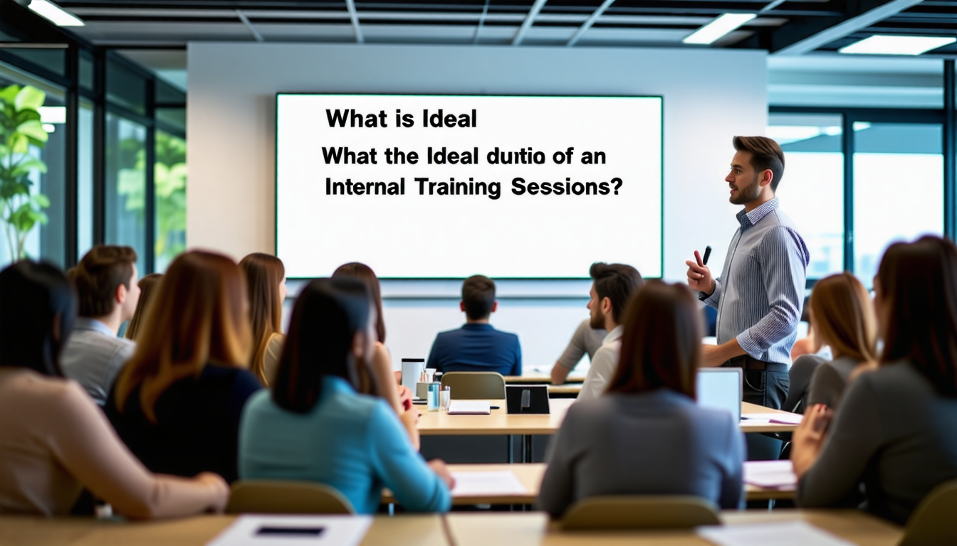 Quelle est la durée idéale d'une session de formation interne ...