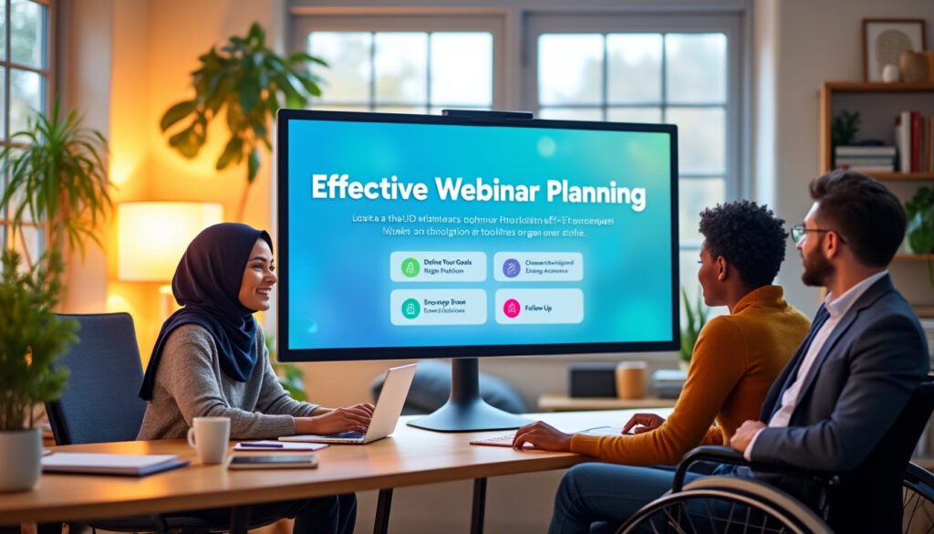 découvrez comment organiser un webinaire efficace grâce à nos étapes clés et astuces pratiques. apprenez à captiver votre audience, à choisir les bons outils et à maximiser l'impact de votre présentation pour un événement en ligne réussi.