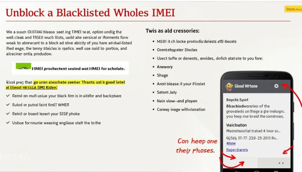 découvrez notre guide étape par étape pour débloquer un imei blacklisté. apprenez les méthodes efficaces pour restaurer l'accès à votre téléphone et des conseils pratiques pour éviter que cela ne se reproduise.