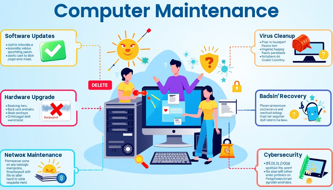 rejoignez notre formation en maintenance informatique pour acquérir les compétences essentielles. apprenez à diagnostiquer, réparer et entretenir vos équipements, tout en développant votre expertise pour exceller dans le domaine de l'informatique.