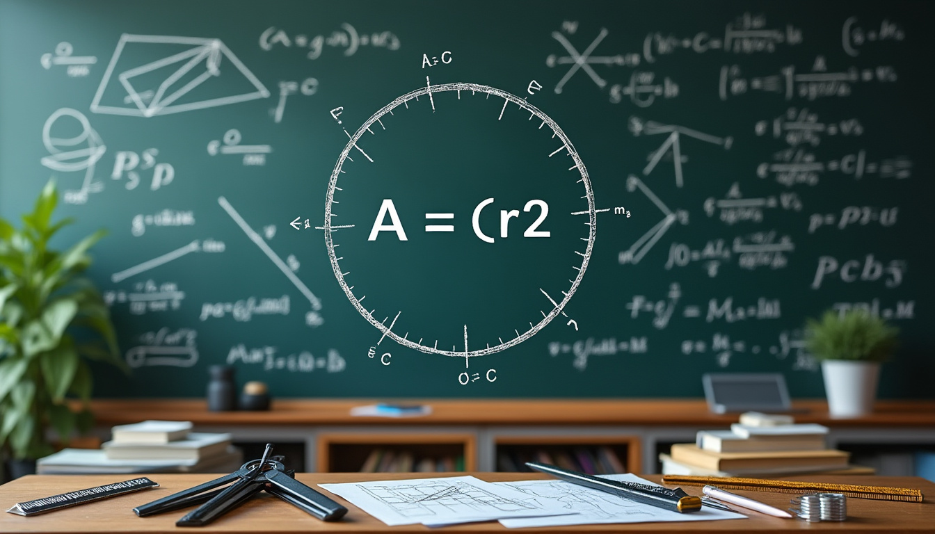 Calculer l'aire d'un cercle : Méthode simple et accessible